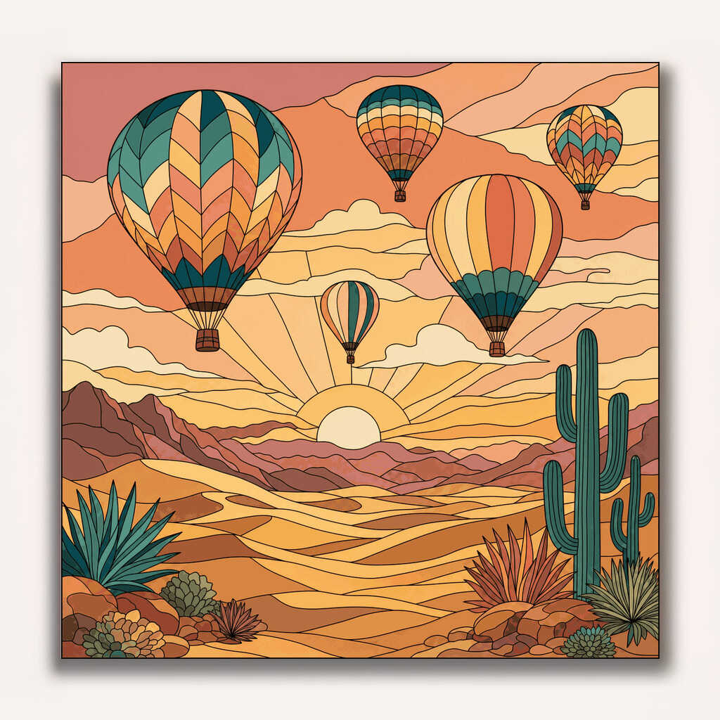 Paint by Numbers - Sunrise of Freedom
