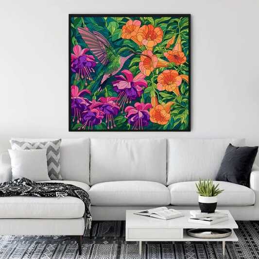 Paint by Numbers - Magical moment in the flower garden