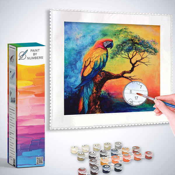 Paint by Numbers - explosion of color in the tropics