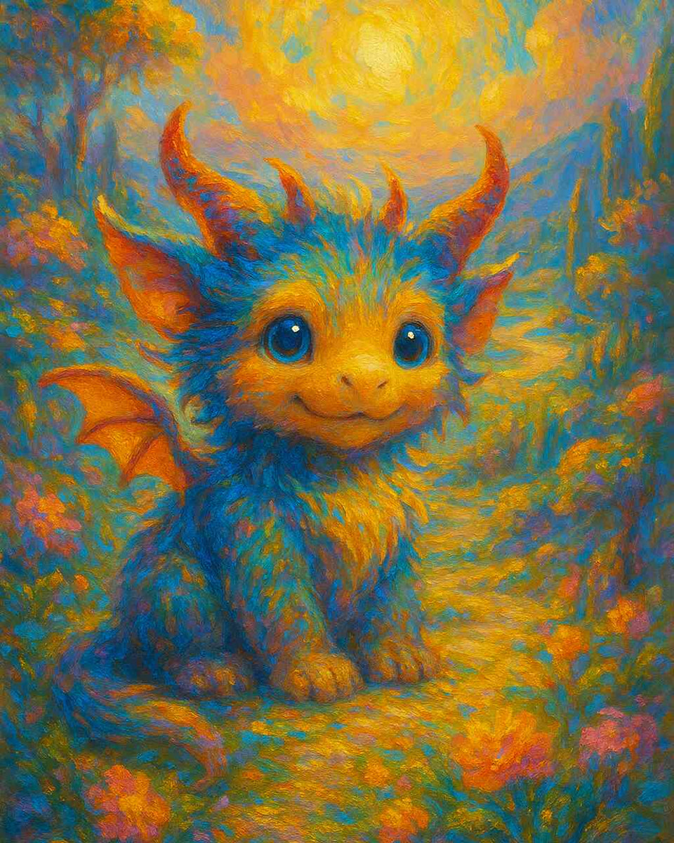 Paint by Numbers - Sunheart of the Fantasy Forest