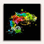 Chameleon, Dark - Paint by Numbers