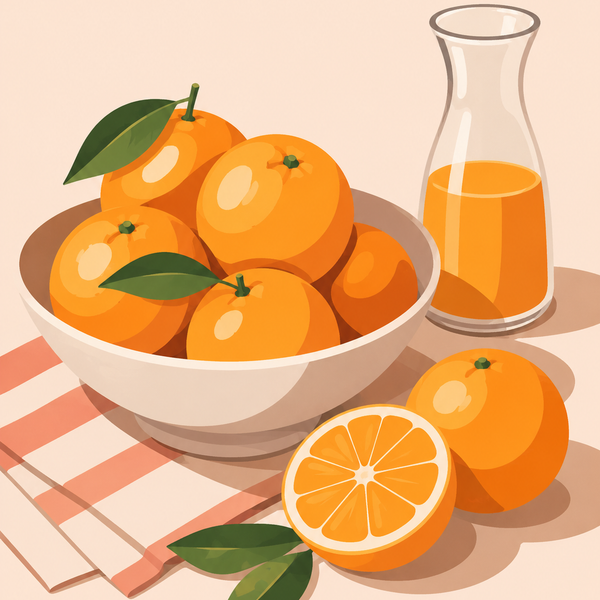 Citrus love, set of 4 - Mini paint by numbers
