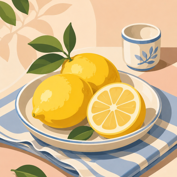 Citrus love, set of 4 - Mini paint by numbers