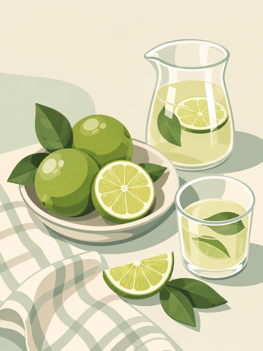Citrus love, set of 4 - Mini paint by numbers