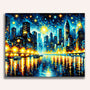City by night artful - Paint by Numbers