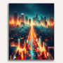 City by night - Paint by Numbers