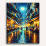 City by night, street - Paint by Numbers