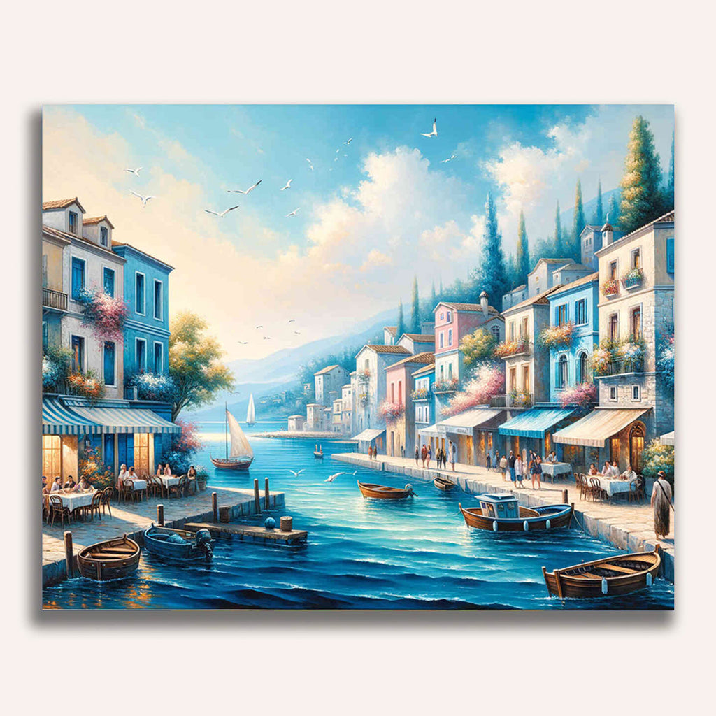 City by the sea - Paint by Numbers