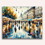 City, shopping mall - Paint by Numbers