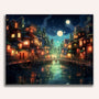 City with lights games - Paint by Numbers
