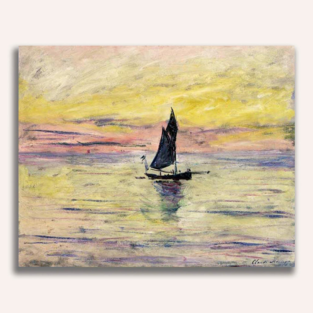 Claude Monet, The sailboat - Classic