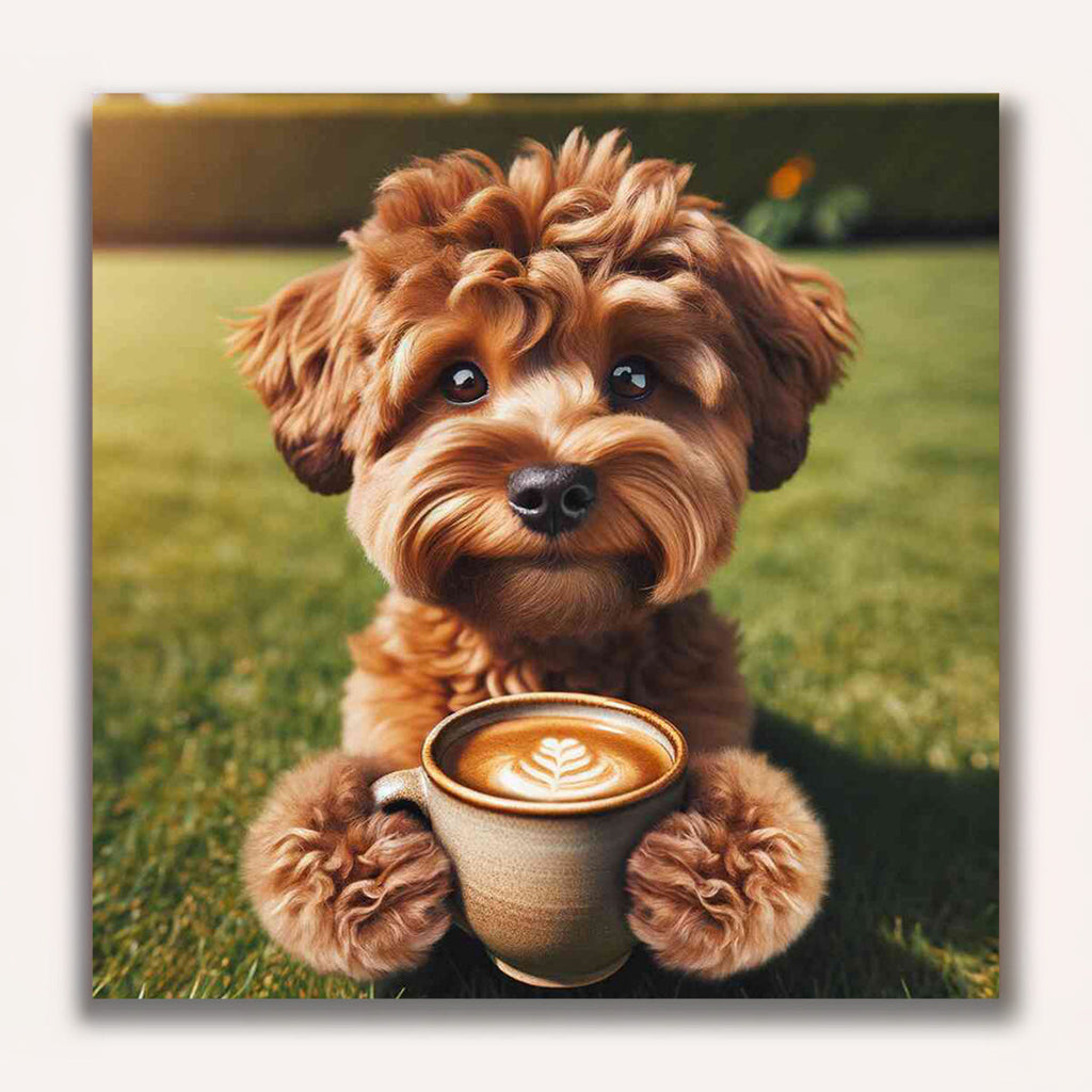 Paint by Numbers - Coffee magic in the morning light