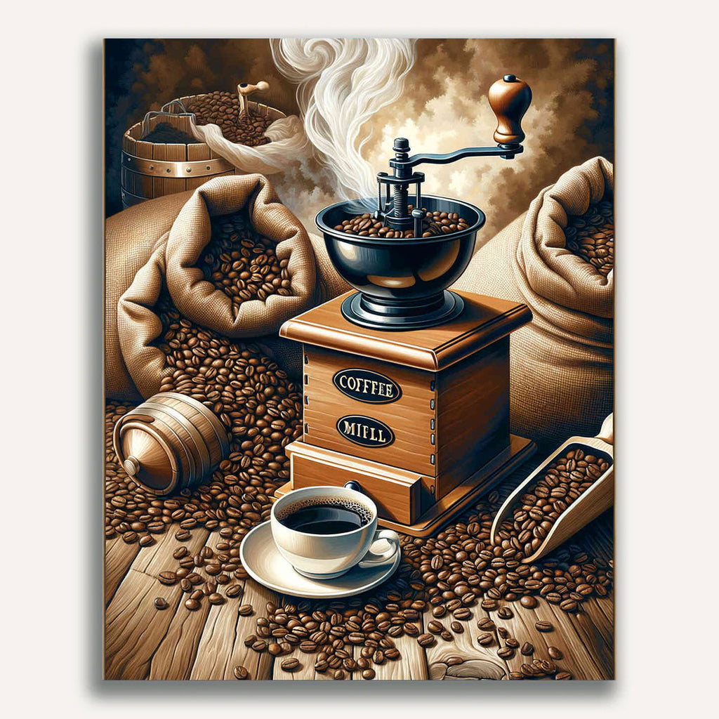 Coffee grinder - Paint by Numbers