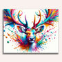 Colorful antlers - Paint by Numbers