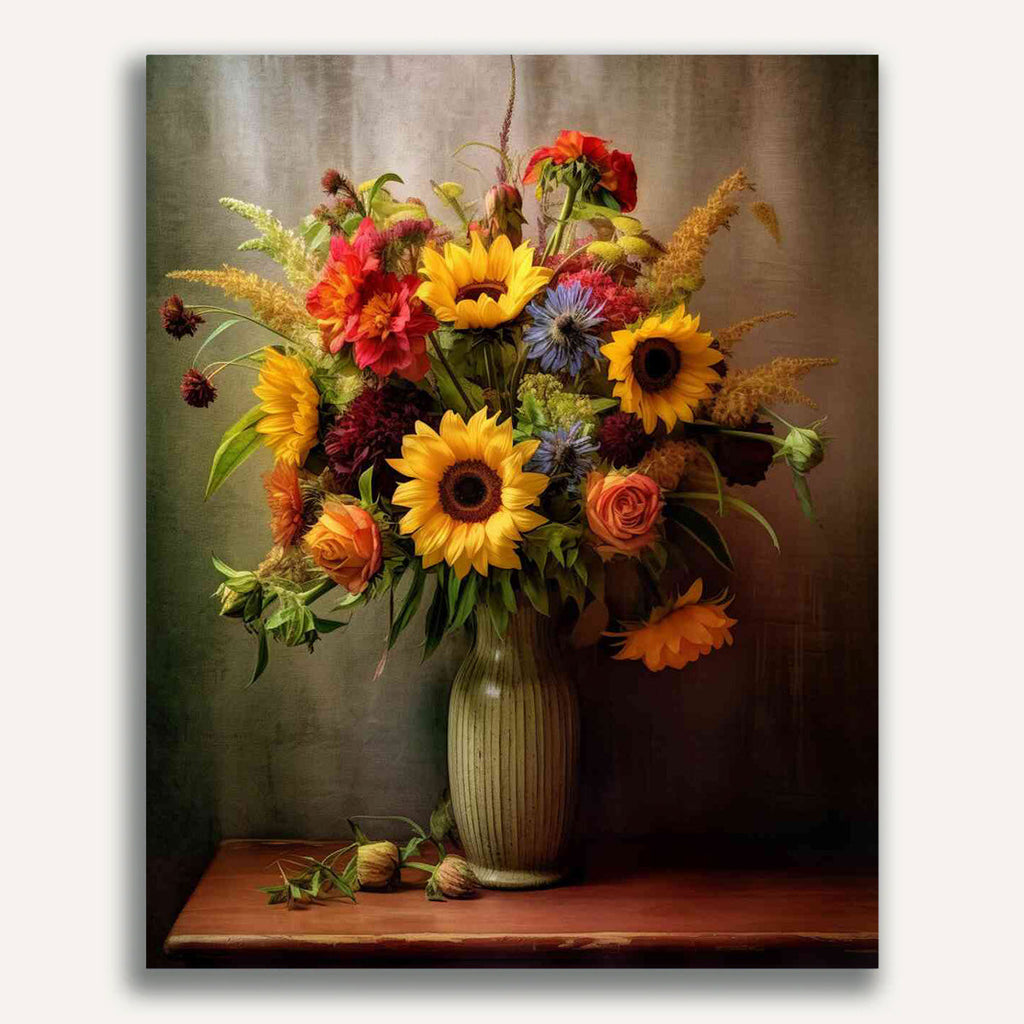 Paint by Numbers - Colour explosion in still life