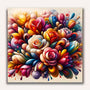 Paint by Numbers - Colourful emotions, flower world