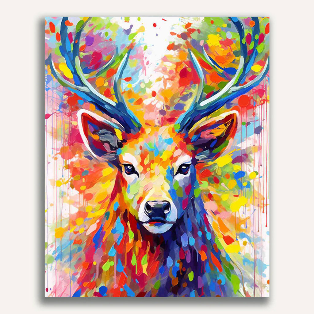 Paint by Numbers - Colourful forest