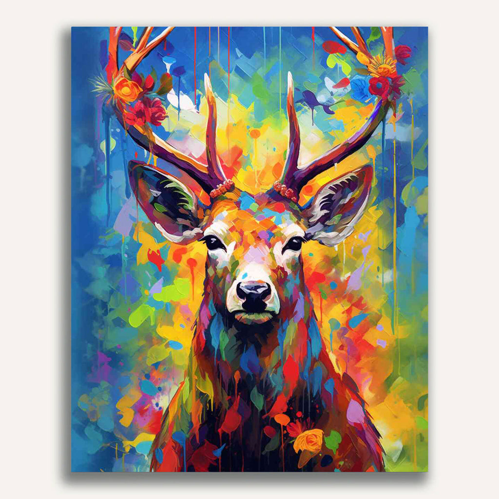 Paint by Numbers - Colourful forest