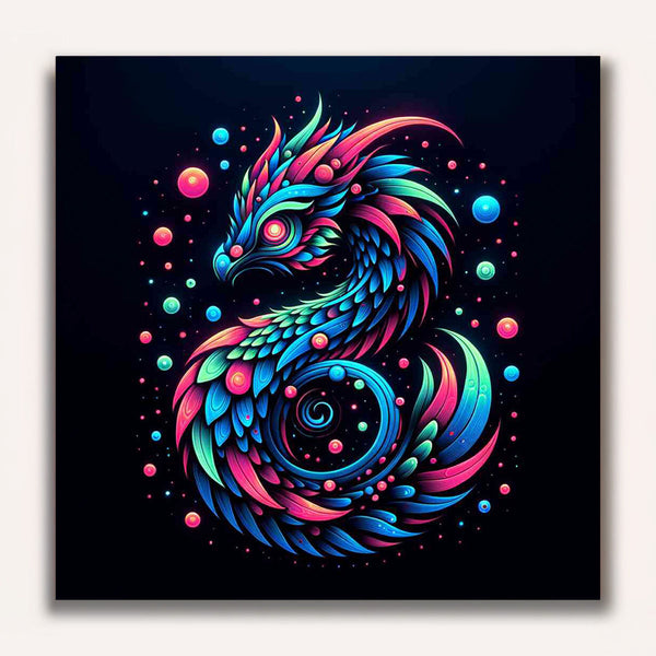 Paint by Numbers - Cosmic Phoenix