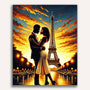 Couple in Paris - Paint by Numbers