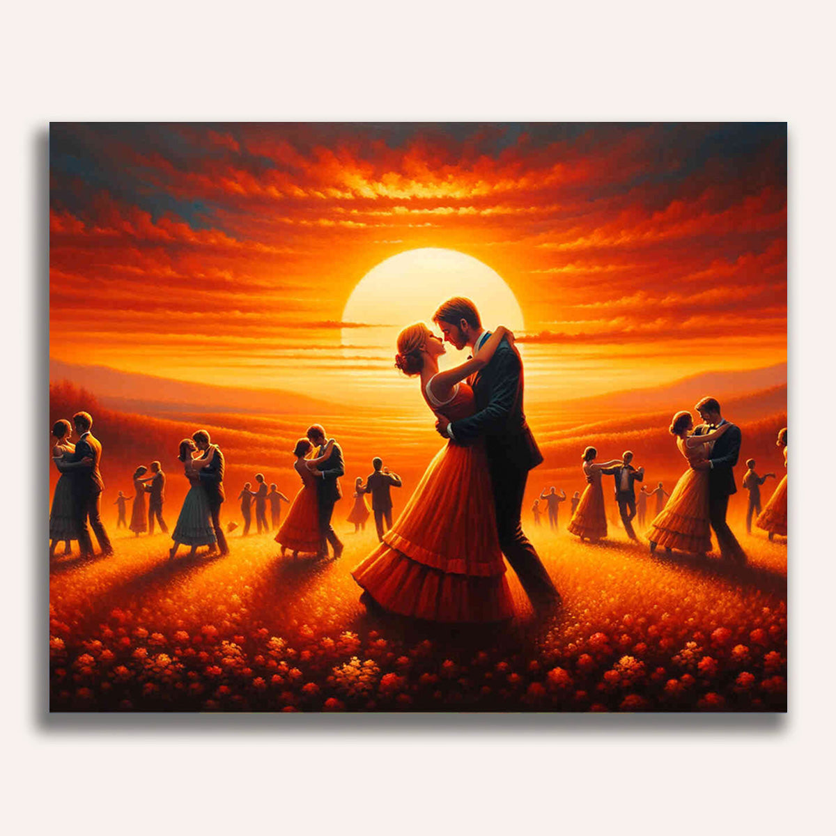 Couple in the sunset - Paint by Numbers