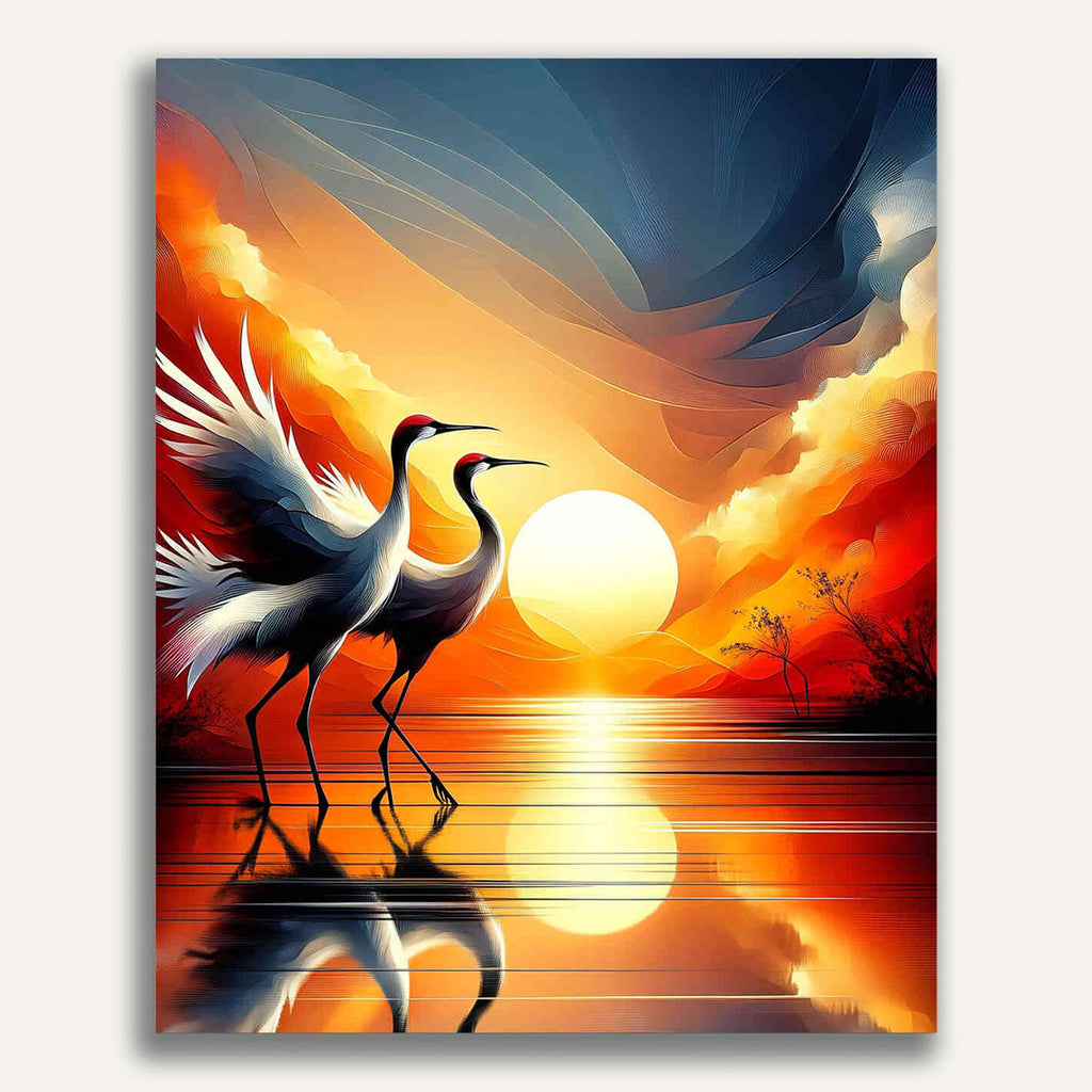 Cranes - Paint by Numbers