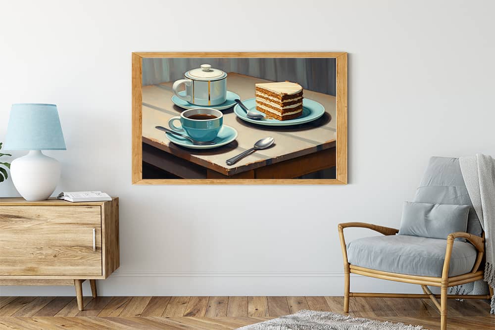Coffee and cake - Paint by Numbers