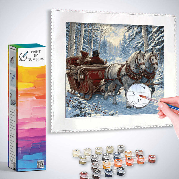 Paint by Numbers - Winter magic of togetherness