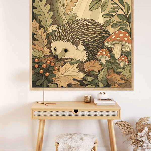 Paint by Numbers - The Magic of the Forest – A Hedgehog in Autumn