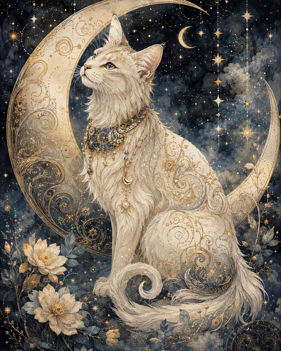 Paint by Numbers - Night's glow of fantasy