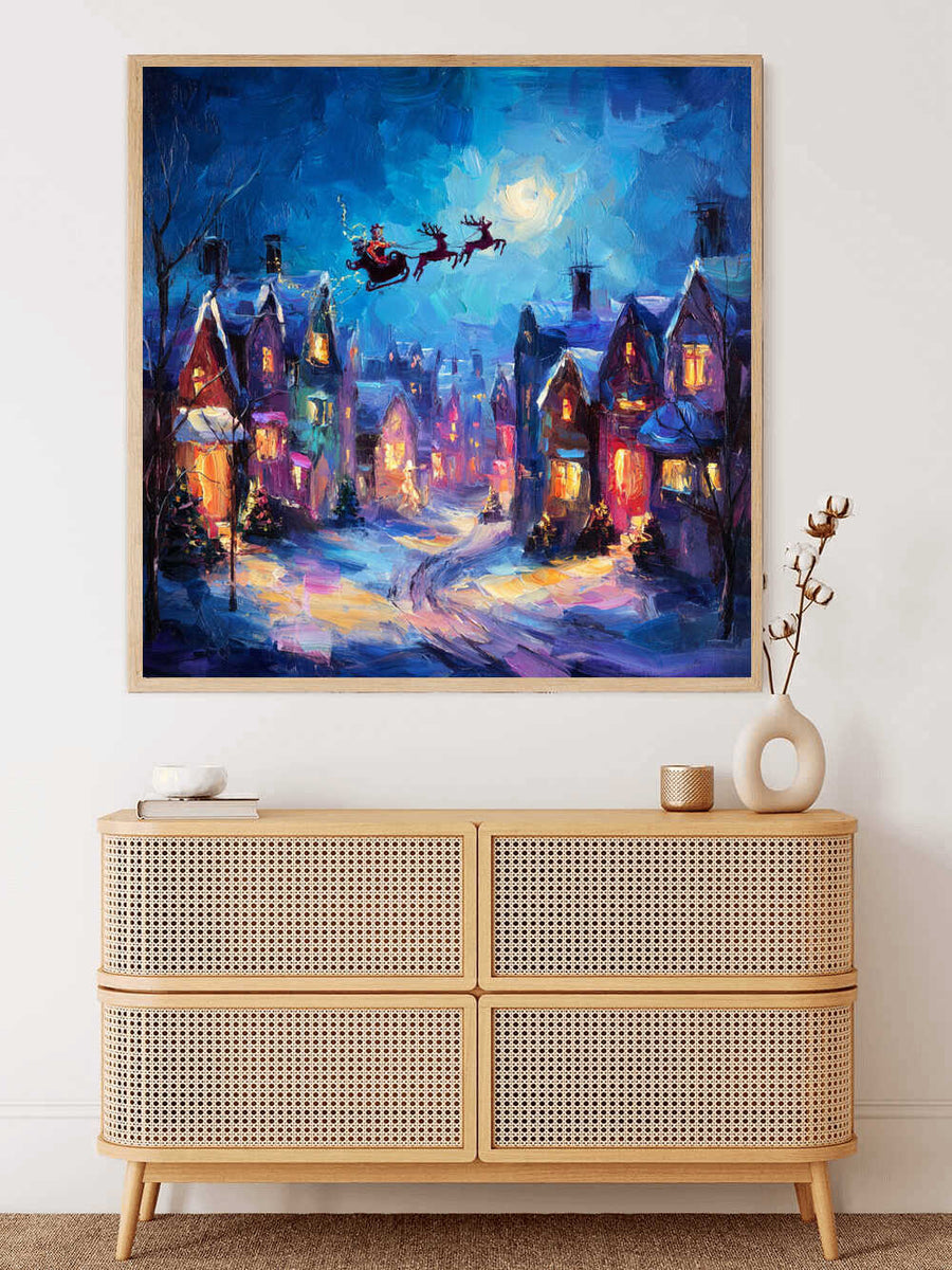 Paint by Numbers - Magical winter night