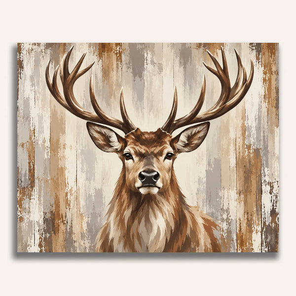 Paint by Numbers - King of the Wilderness, in brown