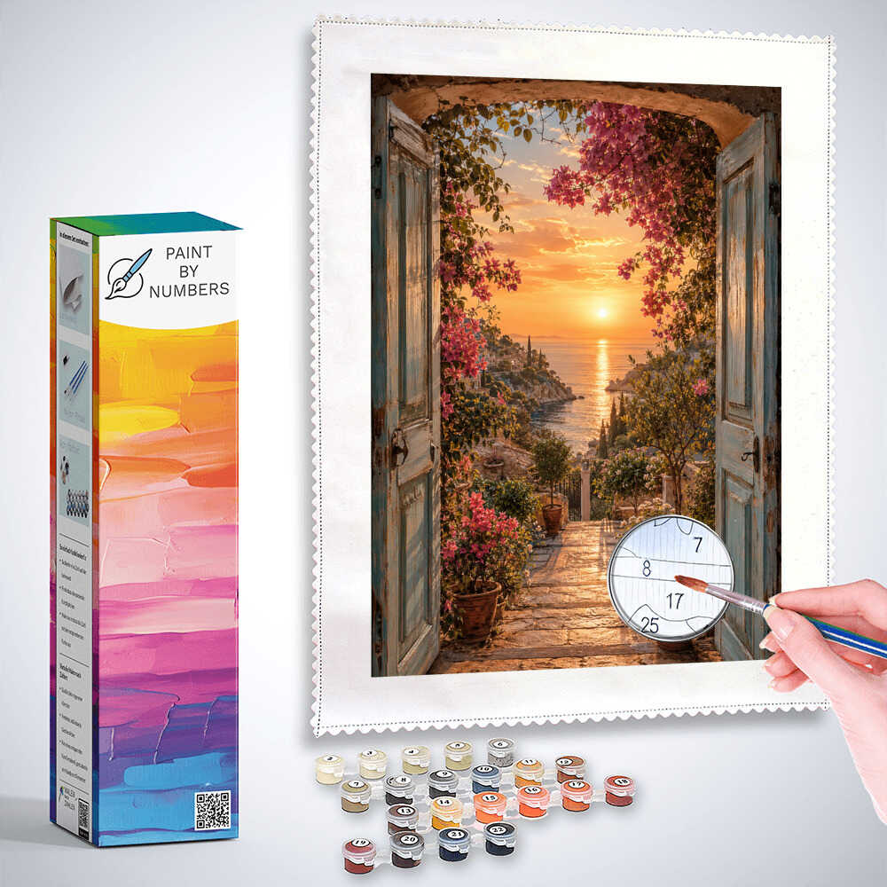 Paint by Numbers - Gateway to the Golden Twilight