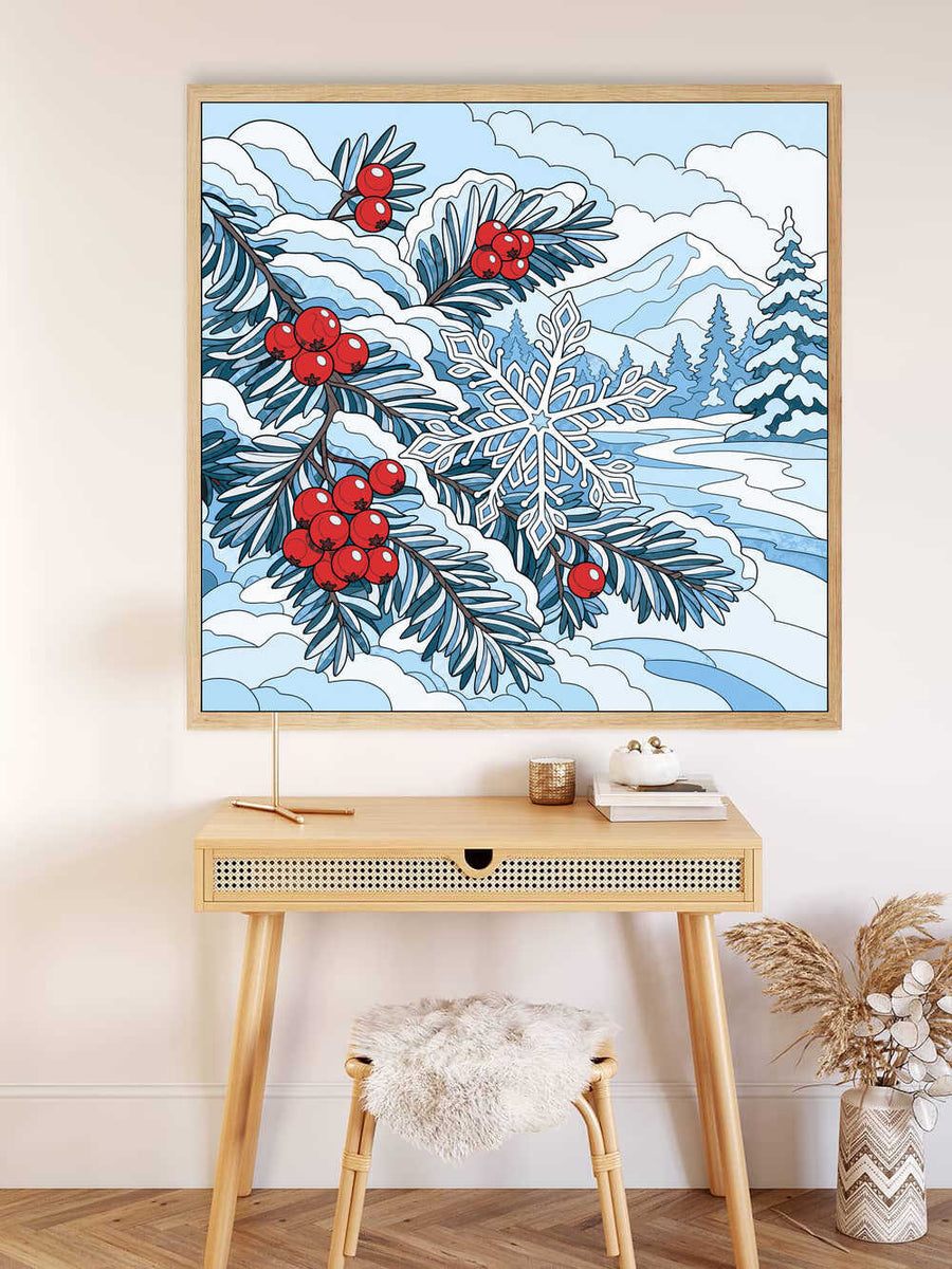 Paint by Numbers - Winter magic – quiet elegance
