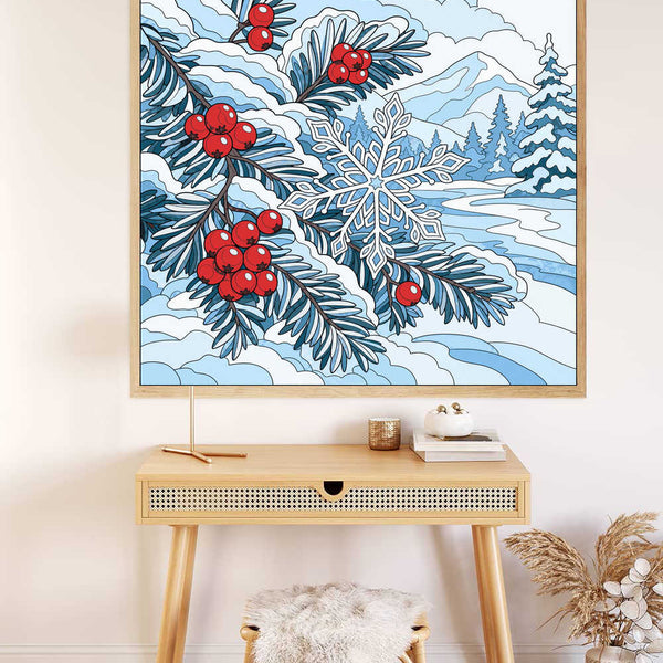 Paint by Numbers - Winter magic – quiet elegance