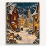 Paint by Numbers - Winter magic in the village