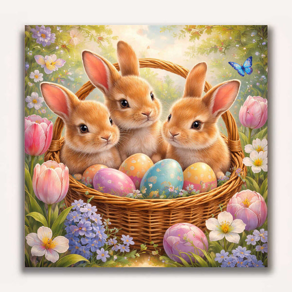 Paint by Numbers - Spring magic in the Easter nest