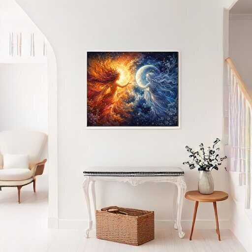 Paint by Numbers - Sun's kiss and moon's glow