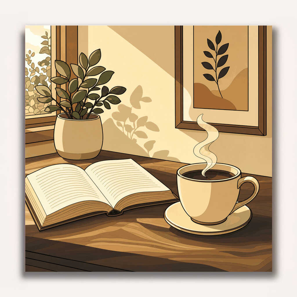 Paint by Numbers - Morning rest in the sunlight