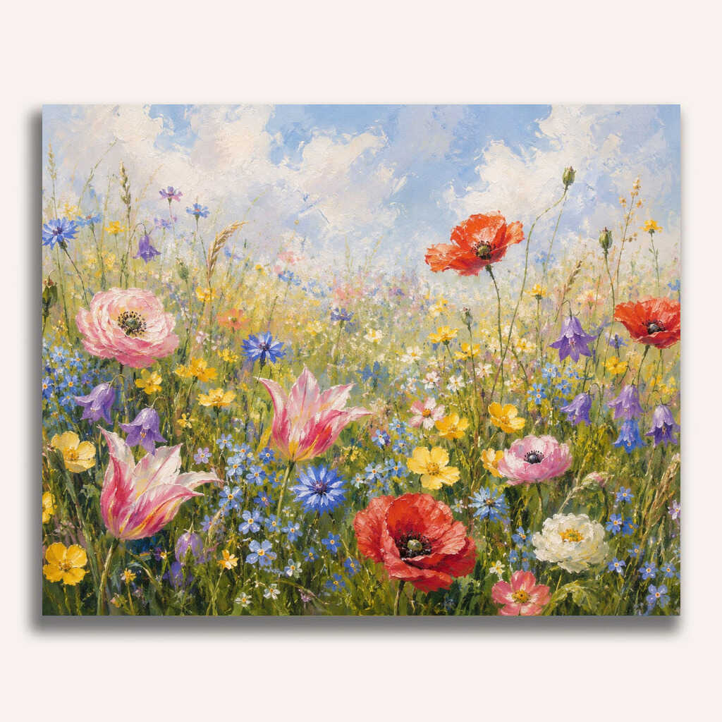Paint by Numbers - Spring awakening, blossoming harmony