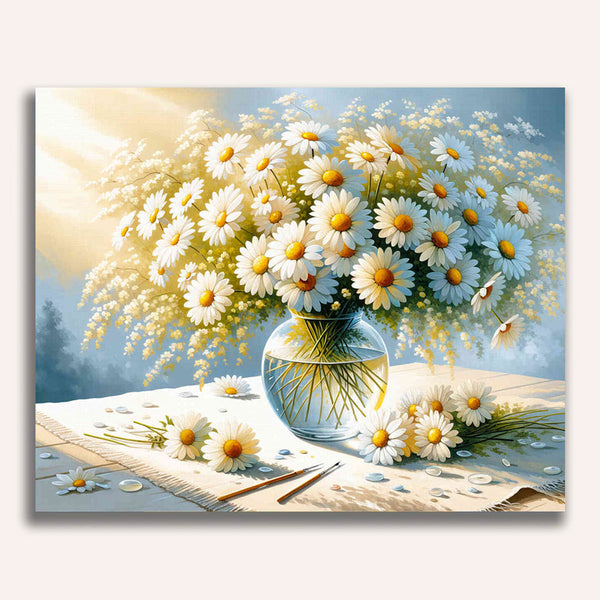 Daisies Bouquet - Paint by Numbers