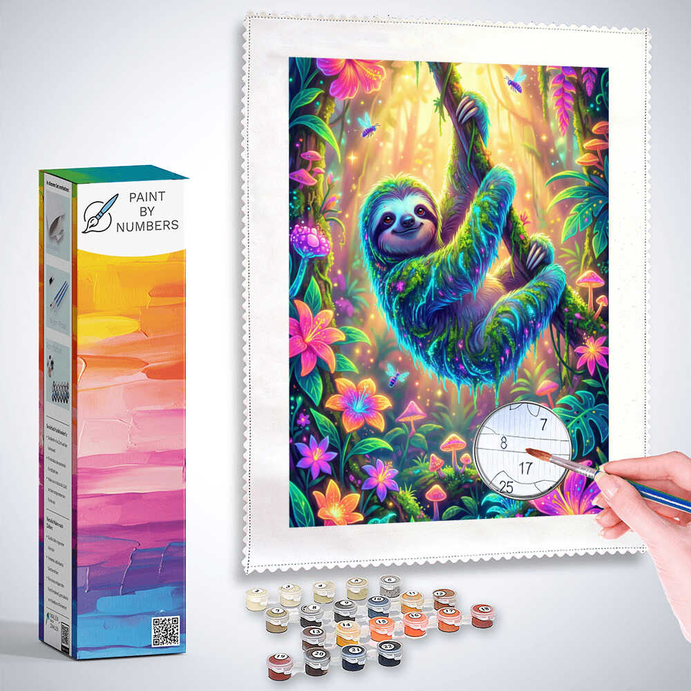 Paint by Numbers - Magical serenity in the jungle