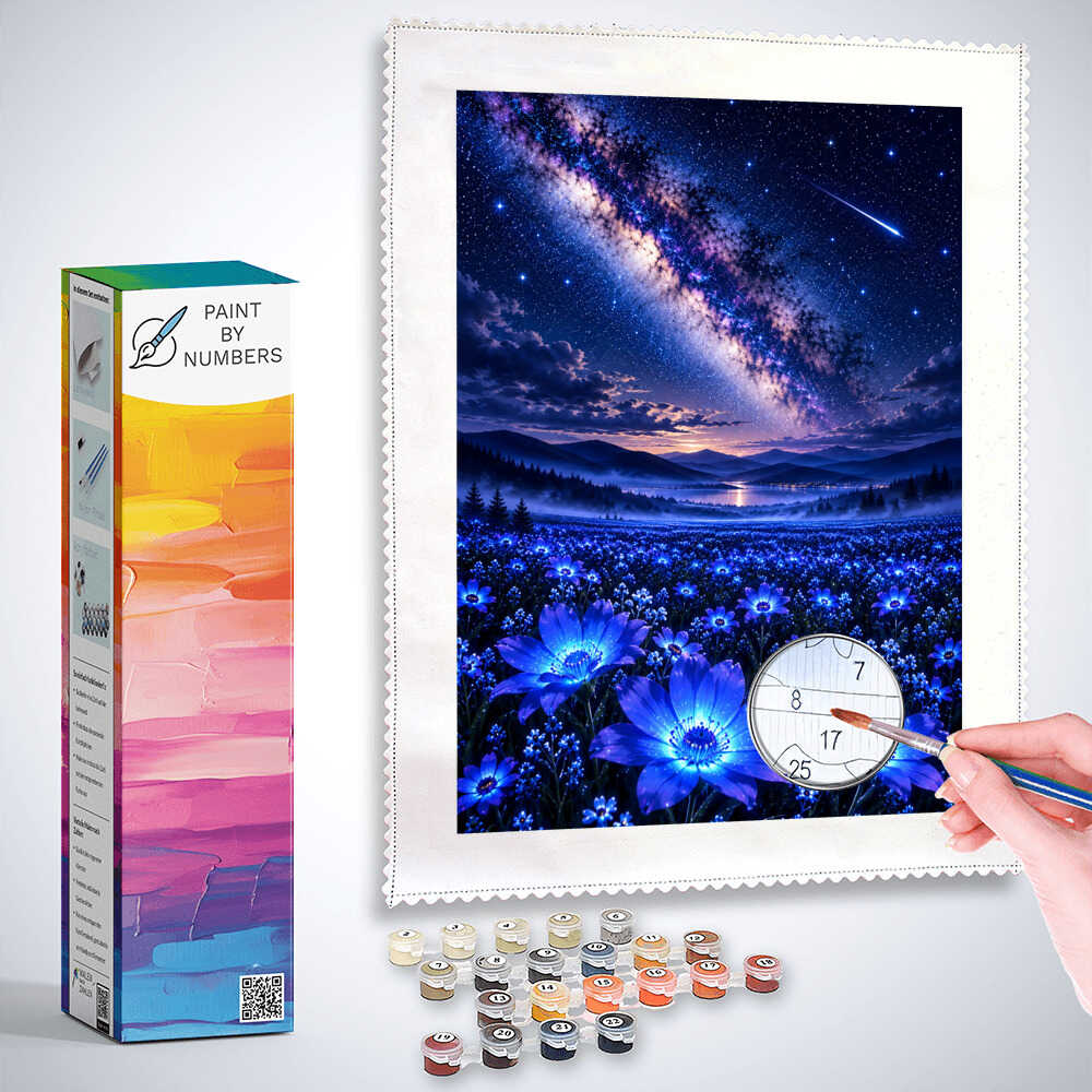 Paint by Numbers - Star Blossoms – Magic of the Night