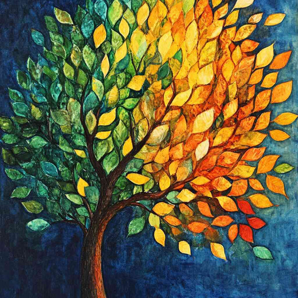 Paint by Numbers - play of colors of the seasons