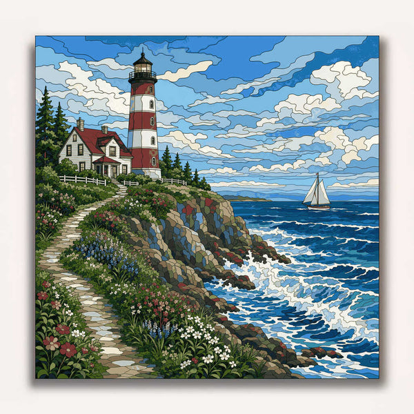 Paint by Numbers - Lighthouse of longing
