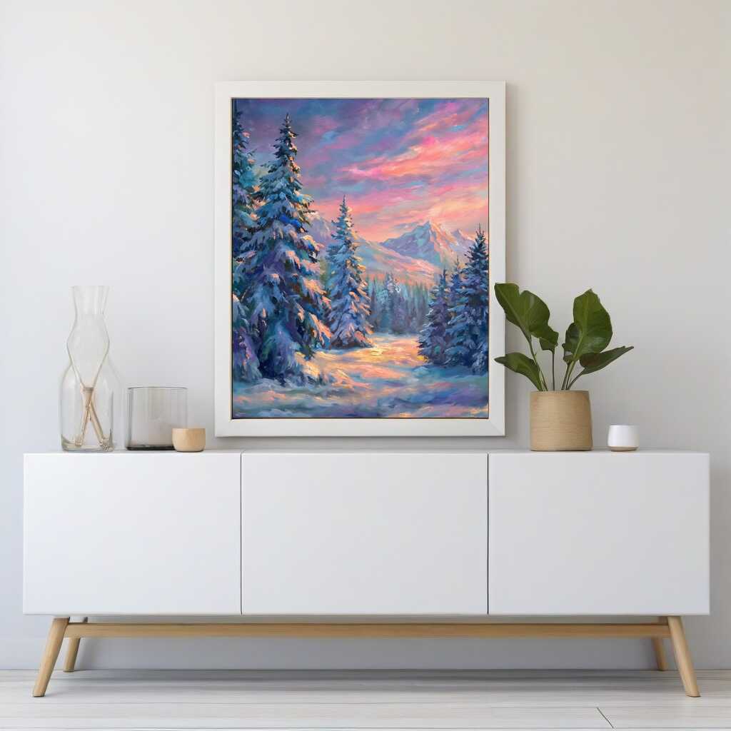 Paint by Numbers - Winter morning magic