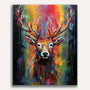 Deer, Colorful - Paint by Numbers