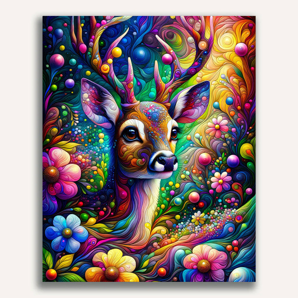 Deer, Mysterious - Paint by Numbers