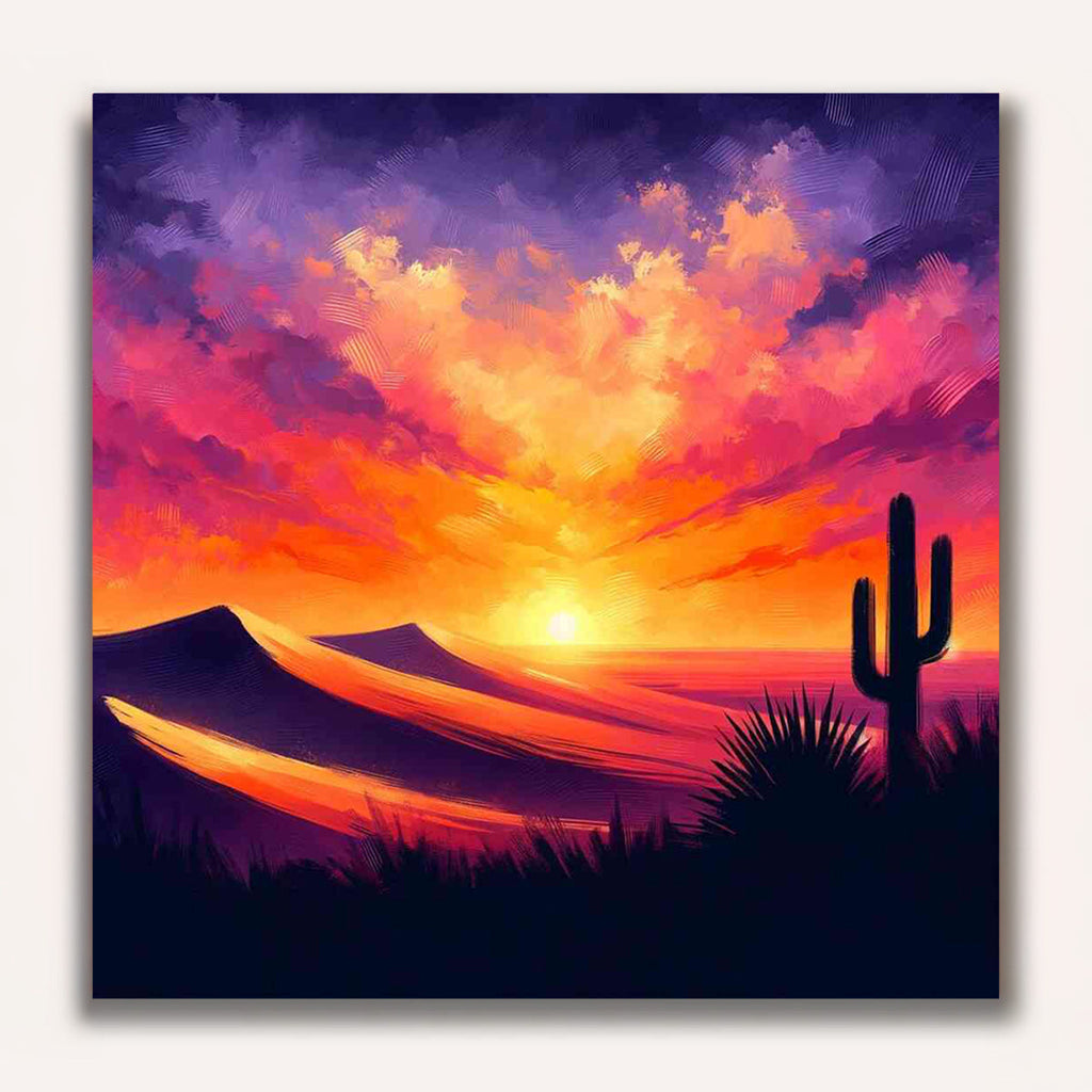 Paint by Numbers - Desert Sky Flame