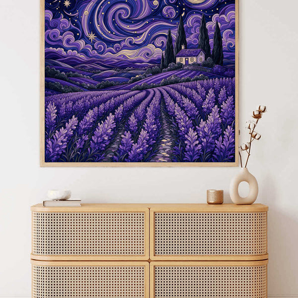 Paint by Numbers - Lavender Dreams Under the Stars